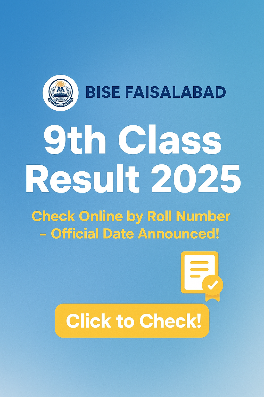 How to Check BISE Faisalabad 9th Class Result 2025
