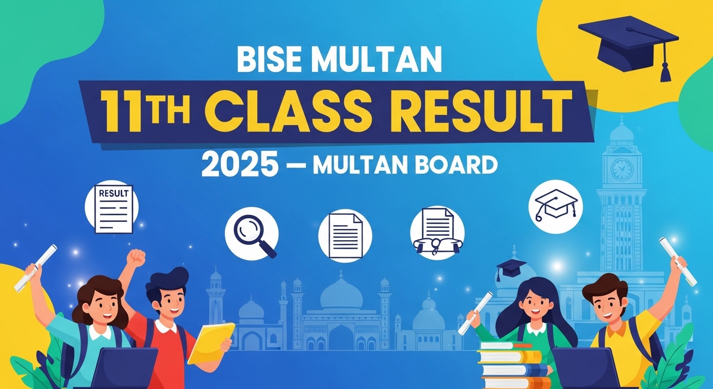 BISE Multan 11th Class Result 2025 – How to Check Online & By Roll Number