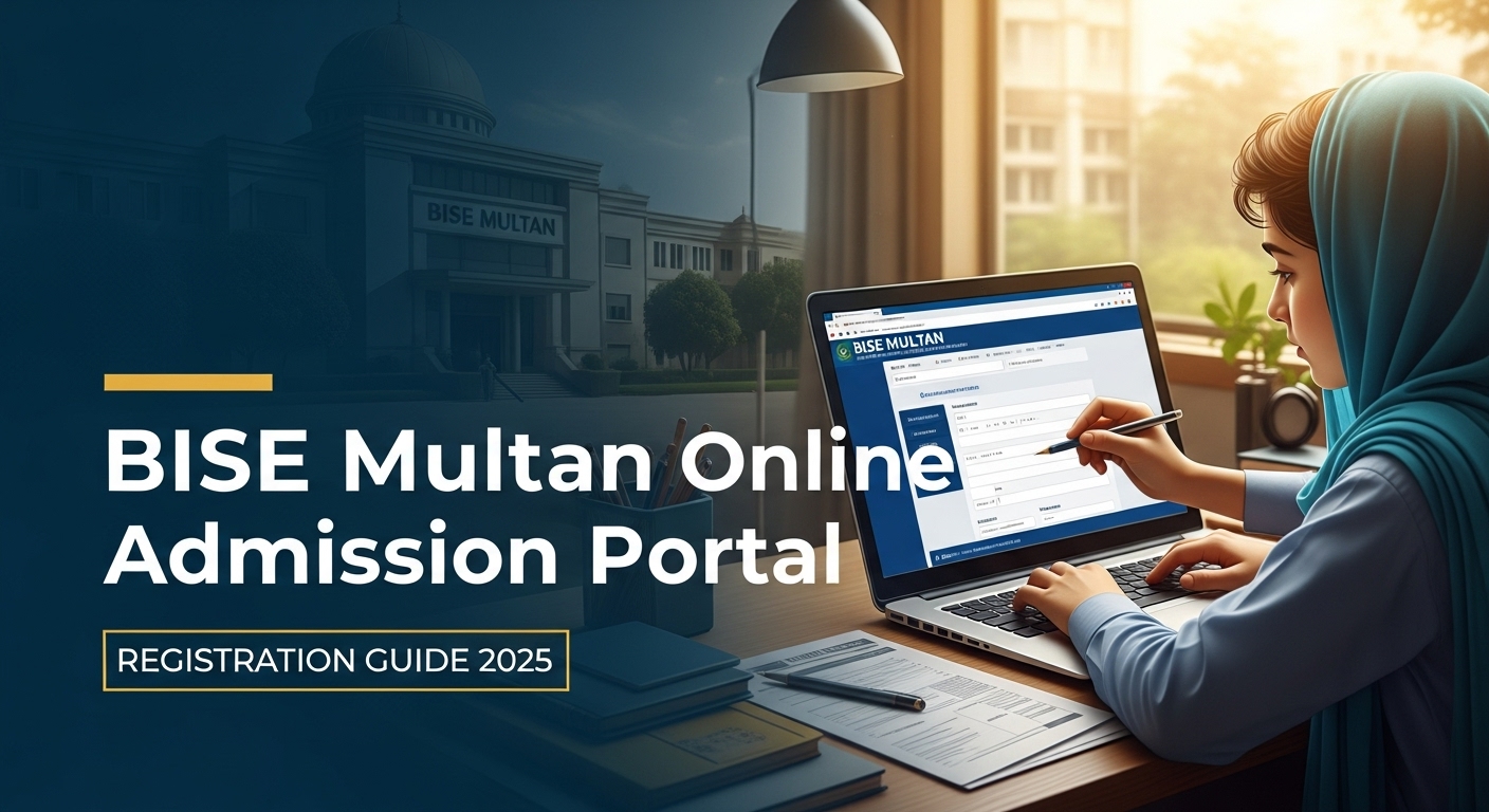 BISE Multan Online Admission Portal — Complete Registration Guide 2025