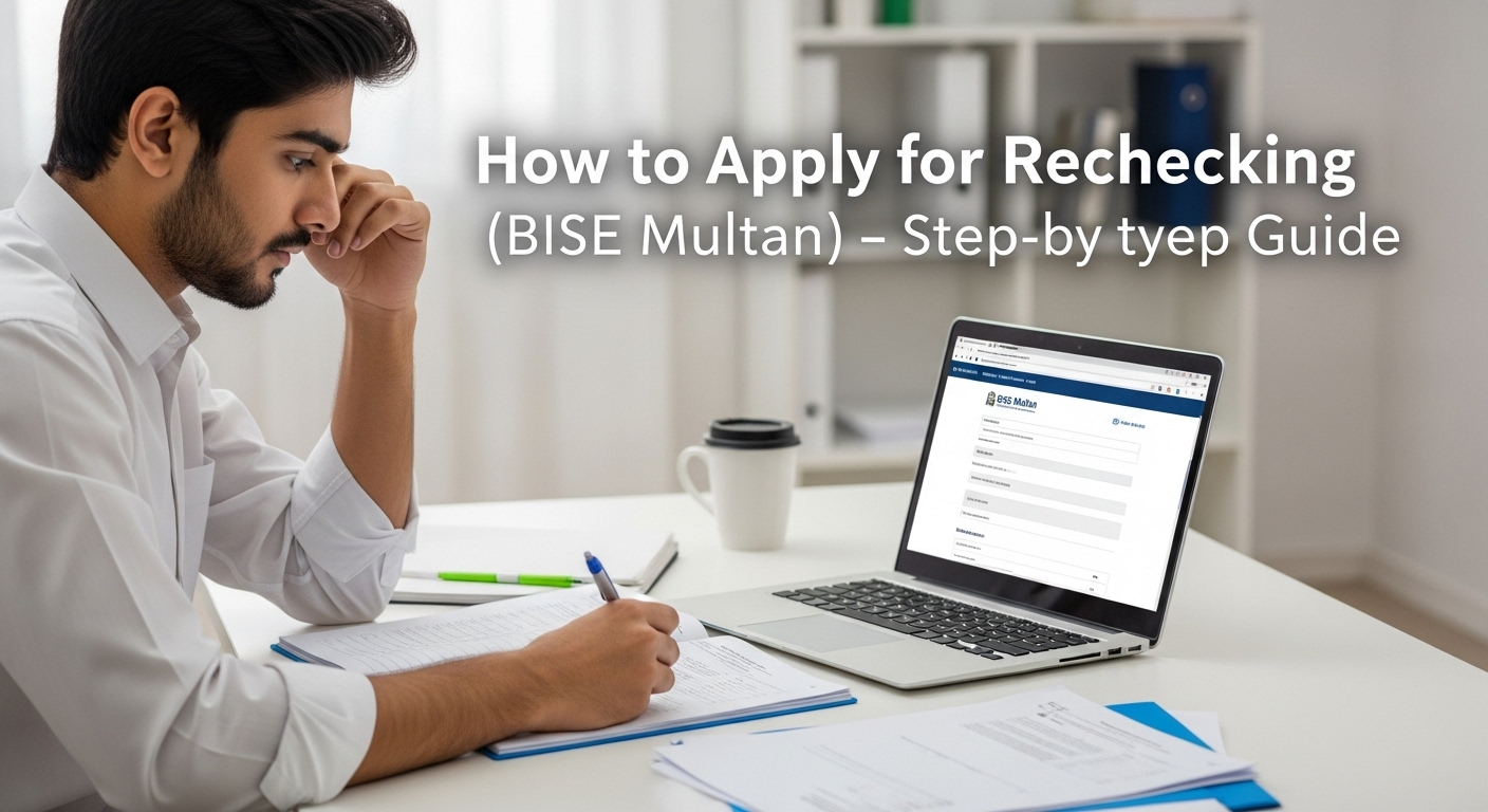 How to Apply for Rechecking / Recounting: Step by Step Guide (BISE Multan)