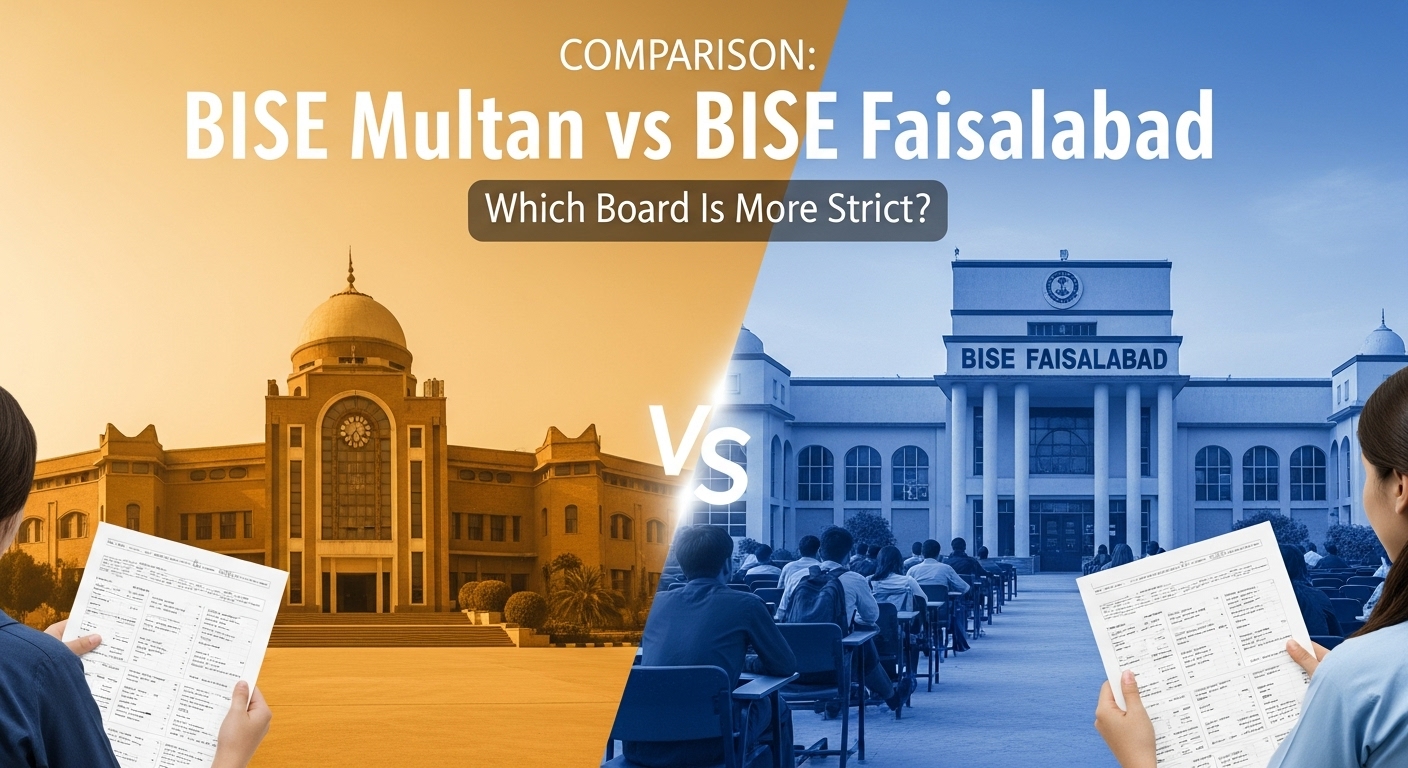 Comparison: BISE Multan vs. BISE Faisalabad — Which Board is More Strict?