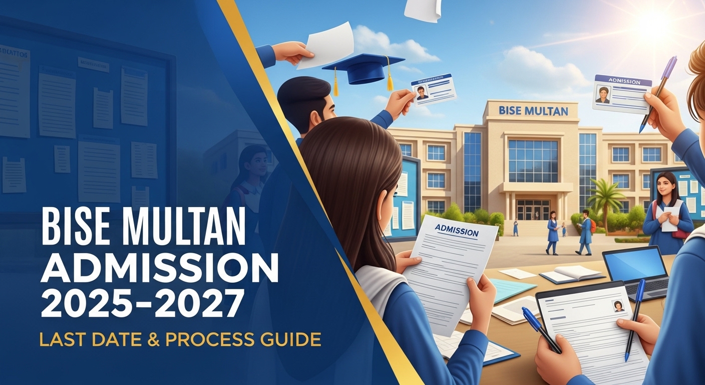 BISE Multan Admission 2025-2027 Last Date & Process
