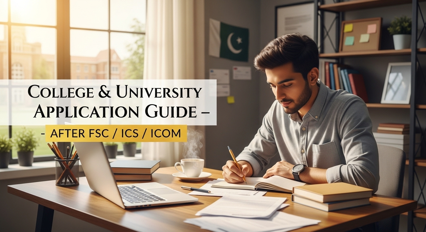 How to Prepare Your College / University Application (After FSc / ICS / ICom)