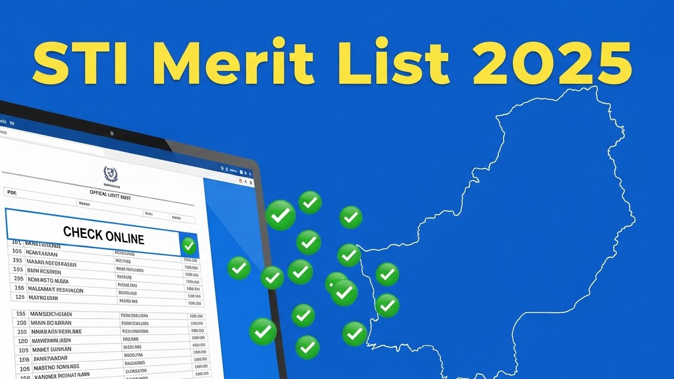 Sti Merit List Check Online 2025